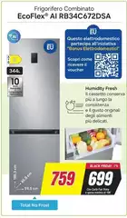 Samsung - Frigorifero Combinato Ecoflex AI Rb34c612dsa Samsung - Frigorifero Combinato Ecoflex AI Rb34c612dsa