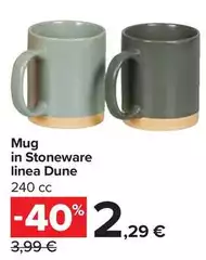 Linea - Mug In Stoneware  Dune