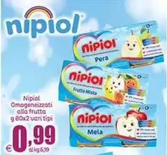 Nipiol - Omogeneizzati Alla Frutta