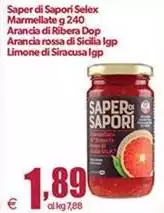 Saper di sapori - Saper Di Sapori Marmellate Arancia Di Ribera DOP Arancia Rossa Di Sicilia IGP