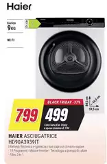 Haier - Asciugatrice HD90A3939T