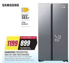 Samsung - Frigorifero Side By Side Rs57dg400e