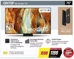 Samsung - QN70F 4K Smart TV 75" Samsung - QN70F 4K Smart TV 75"