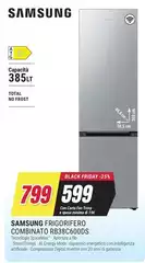 Samsung - Frigorifero Combinato Rb38c600d