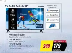 TCL - Tv Qled Full Hd 32" 32S59K