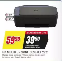 HP - Multifunzione Deskjet 2921 HP - Multifunzione Deskjet 2921