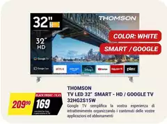 Thomson - Tv Led 32" 32HG2S15W