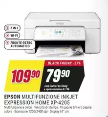 Epson - Multifunzione Inkjet Expression Home XP-4205 Epson - Multifunzione Inkjet Expression Home XP-4205