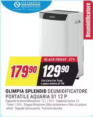 Olimpia splendid - SPLENDID DEUMIDIFICATOTE