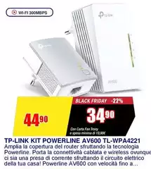 Tp Link - Kit Powerline AV600 TL-WPA4221