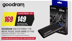 Goodram - Ssd Esterno 1tb Move Ridge Ssdr-gmre-01t-ko Goodram - Ssd Esterno 1tb Move Ridge Ssdr-gmre-01t-ko
