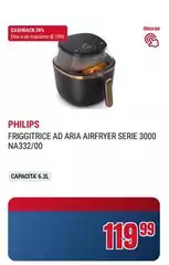 Philips - Friggitrice Ad Aria Airfryer Serie 3000 NA332/00