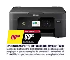 Epson - Stampante Expression Home Xp-4205