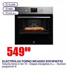 Electrolux - Forno Incasso EOF4P46TX2
