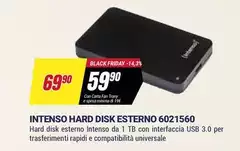 Sbs - Intenso Hard Disk Esterno 6021560 Sbs - Intenso Hard Disk Esterno 6021560