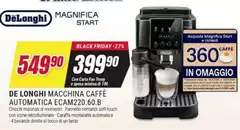 De Longhi - Macchina Caffè Automatica Ecam220, 60 B De Longhi - Macchina Caffè Automatica Ecam220, 60 B