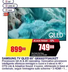 Samsung - TV QE65Q7F5AUXZT Samsung - TV QE65Q7F5AUXZT