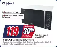Whirlpool - Microonde MWP 203 W