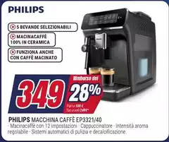 Philips - Macchina Caffè EP3321/40 Philips - Macchina Caffè EP3321/40
