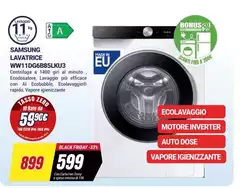 Samsung - Lavatrice Ww1109gb85lku3