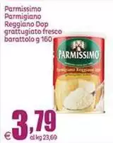 Parmissimo -  Parmigiano Reggiano DOP Grattugiato Fresco Barattolo