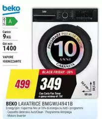 Beko - Lavatrice BMGWU4941B