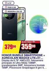 Honor - Hoover Bundle Smartphone + Auricolari Magi8 Lite+x7 Honor - Hoover Bundle Smartphone + Auricolari Magi8 Lite+x7