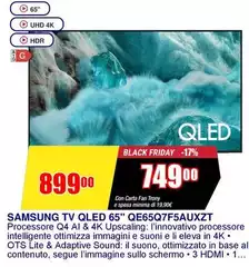Samsung - TV QLED 65" QE65Q7F5AUXZT Samsung - TV QLED 65" QE65Q7F5AUXZT