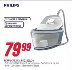 Philips - Ferro Caldaia PSG2000/20
