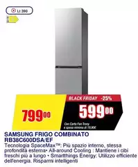 Samsung - Frigo Combinato RB38C600DSA/EF Samsung - Frigo Combinato RB38C600DSA/EF