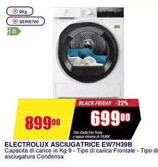 Electrolux - Asciugatrice EW7H39B