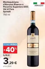 Spinelli - Montepulciano D'Abruzzo Riserva O Pecorino Superiore DOC