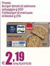 Frosta - Burger Dorati Di Salmone Selvaggio