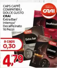 Crai - Caps Caffè Compatibili Dolce Gusto Crai - Caps Caffè Compatibili Dolce Gusto