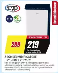Argo - Deumidificatore Dry Pury Evo Wf21