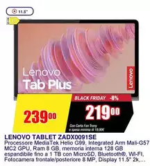 Lenovo - Tablet ZADX0091SE
