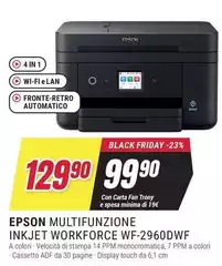 Epson - Inkjet Workforce WF-2960DWF