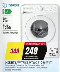 Indesit - Lavatrice  MtWC 71296 W IT