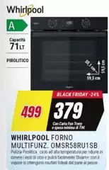 Whirlpool - Forno Multifunz Osm58ru11sb