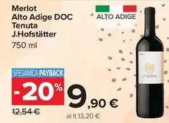 Merlot Alto Adige DOC Tenuta