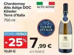 Terre d'Italia - Chardonnay Alto Adige DOC Kossler