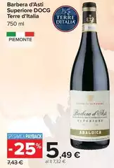 Terre d'Italia - Barbera D'Asti Superiore DOCG