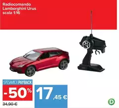 Lamborghini - Radiocomando  Urus Scala