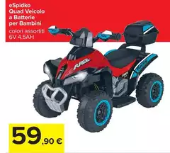 Quad Veicolo A Batterie Per Bambini