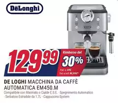De Longhi - Macchina Da Caffè Automatica Em450.M