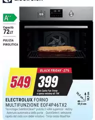 Electrolux - Forno Multifunzione EOF4P46TX2