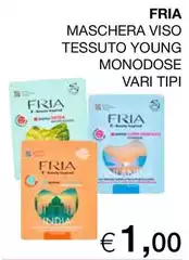 Fria - Maschera Viso Tessuto Young Monodose