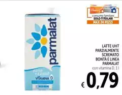 Parmalat - Latte Uht Parzialmente Scremato Bontà E Linea