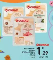 Conad - Pasta Fresca Ripiena Sfoglia Sottile