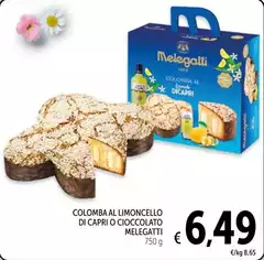 Melegatti - Colomba Al Limoncello Di Capri O Cioccolato